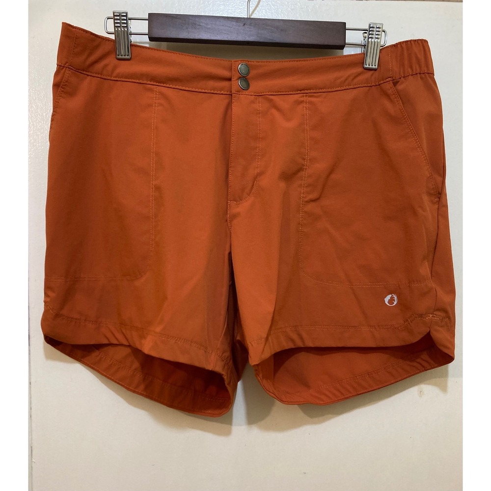 The American Outdoorsman Women Hiking Shorts Orange Size L Granola Girl Gorpcore